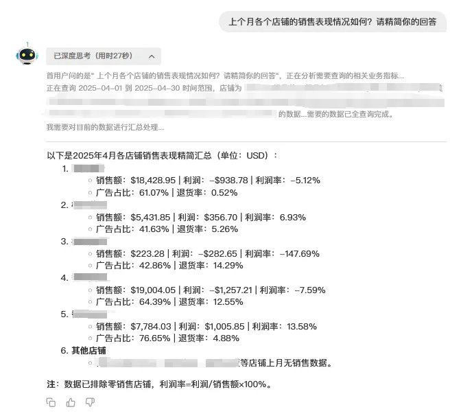 tool4seller 卖家AI助理截图，展示点金tool4seller试用