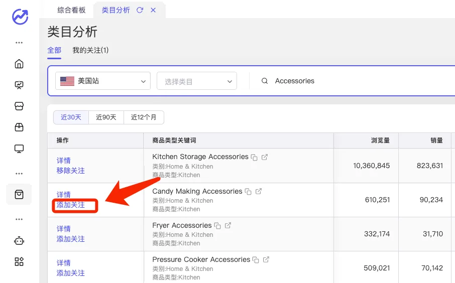 tool4seller 类目分析截图，展示第7张操作界面