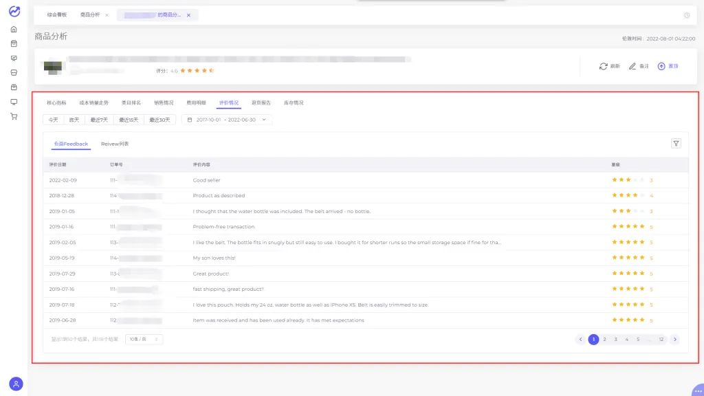 tool4seller 4.1.2 商品分析详情截图,展示第1张操作界面