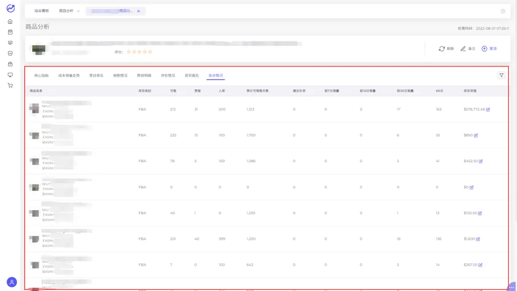 tool4seller 4.1.2 商品分析详情截图,展示第15张操作界面