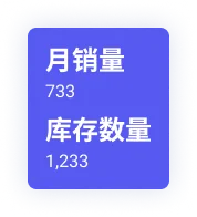 选品插件库存数量卡片